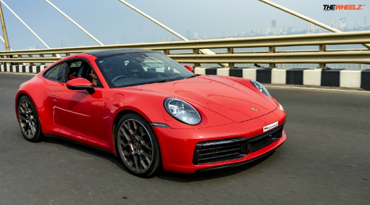 Porsche 911 Carrera S front profile