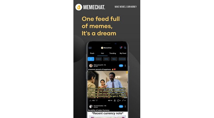 MemeChat - Make Memes Earn Money