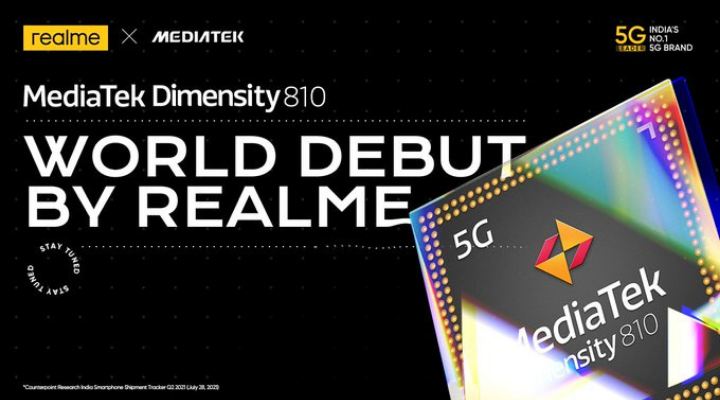 Realme India Geared Up To Launch A First-ever MediaTek Dimensity 810 Powered Smartphone In India