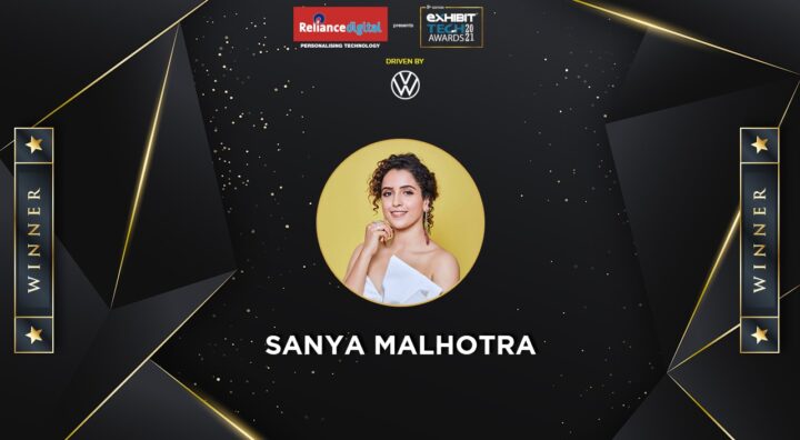 Winne Exhibit Tech Awards 2021 - Sanya Malhotra