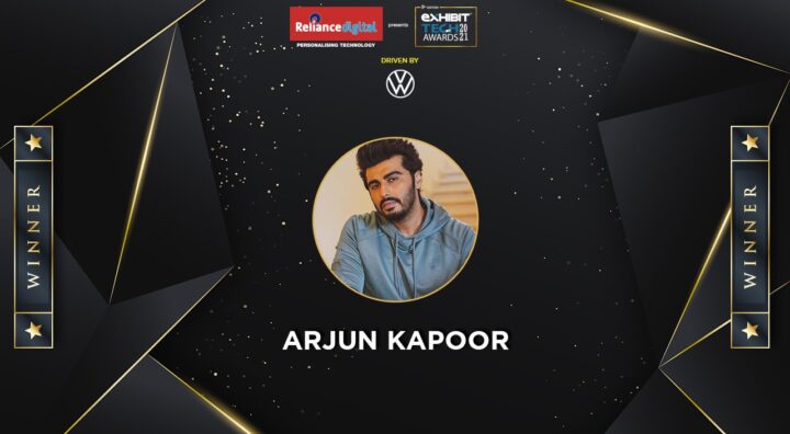 Exhibit Tech Awards - Techie Celeb of the Year Arjun Kapoor