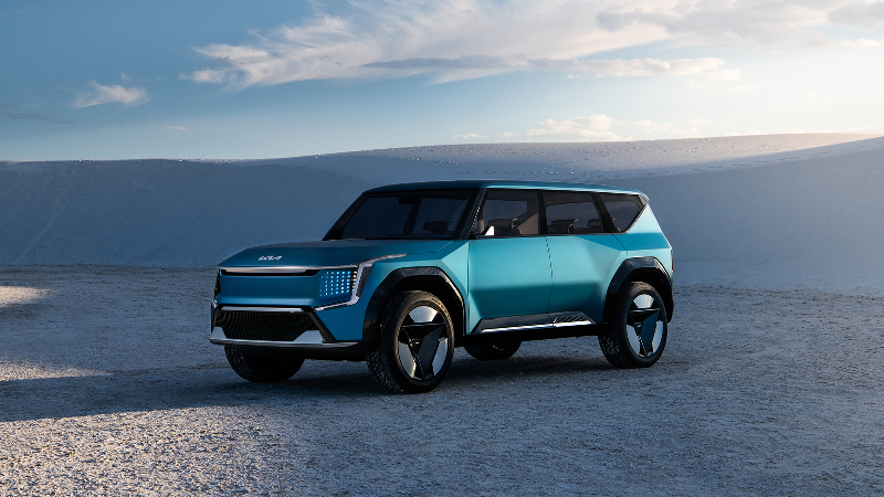 KIA EV9 –  ALL ELECTRIC SUV CONCEPT