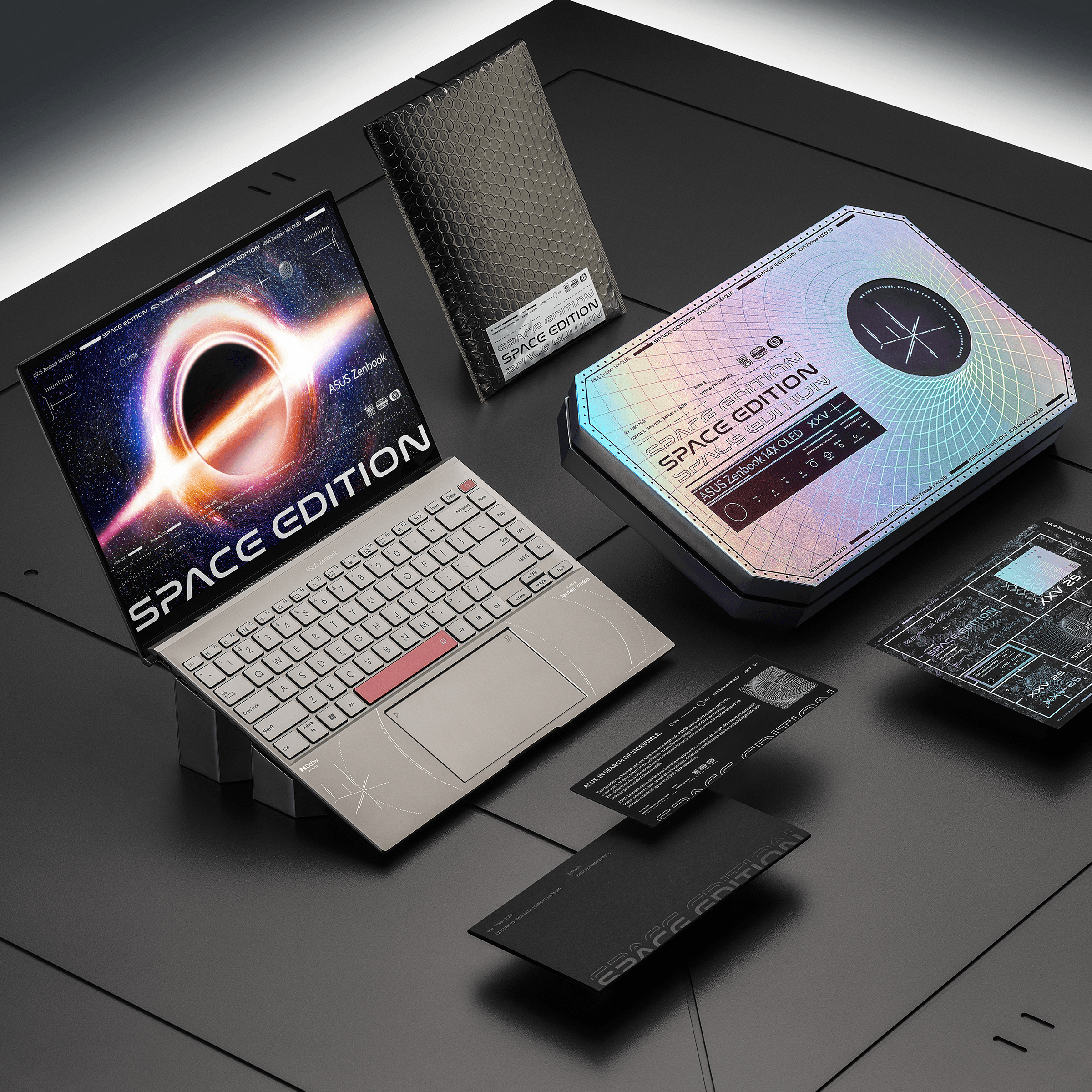 ASUS Celebrates 25 years of the MIR Space Mission with ZenBook 14X OLED Space Edition laptop