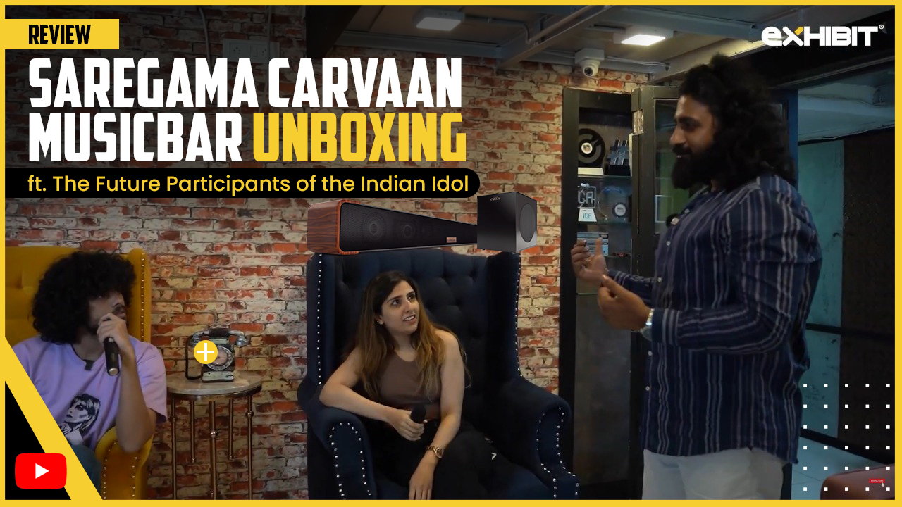 Saregama Carvaan Musicbar Unboxing ft. The Future Participants of the Indian Idol from Exhibit