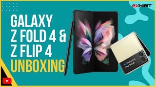 2022 Galaxy Z Fold & Z Flip4 Unboxing I First impressions I Exhibit Mag