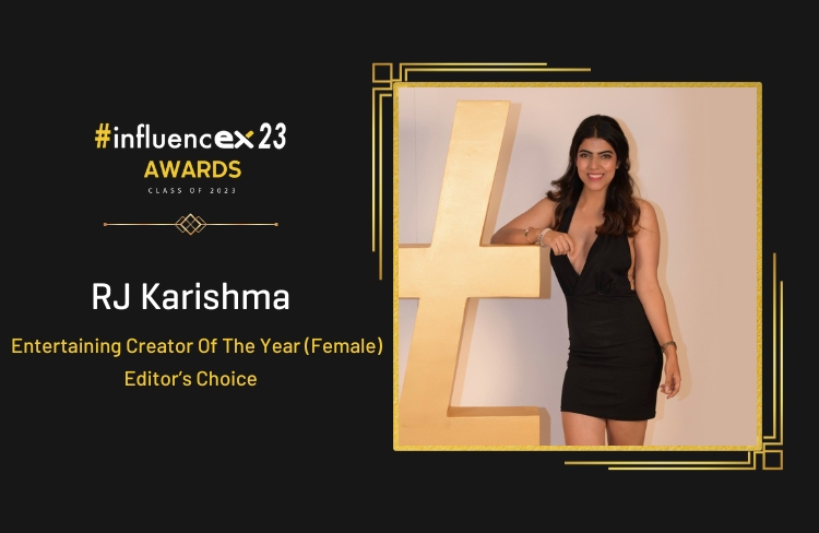 RJ KARISHMA – Entertaining Creator Of The Year (Female)