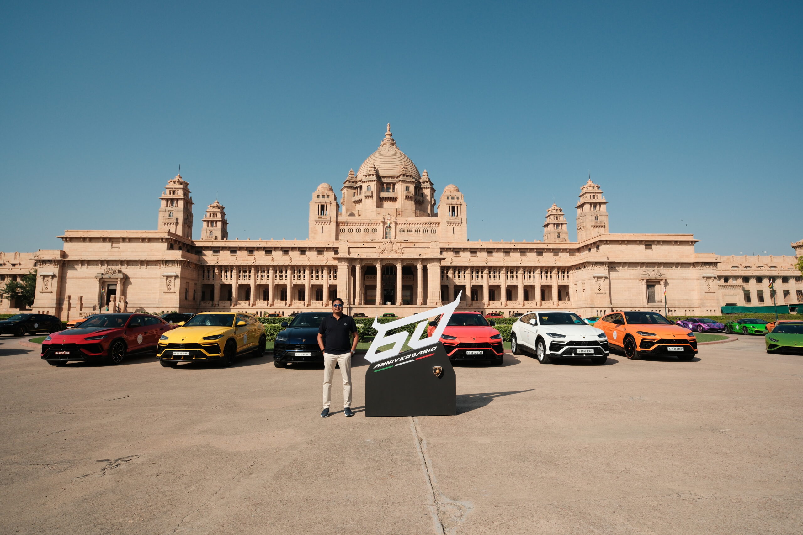 Royal Adventure in the Land of Maharajas: Lamborghini Esperienza Giro India 2023 Celebrates 60 Years of Excellence