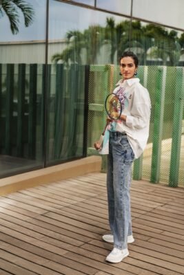 p v sindhu for exihibit magazine