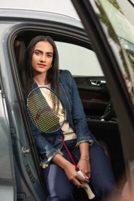 p v sindhu for exihibit magazine
