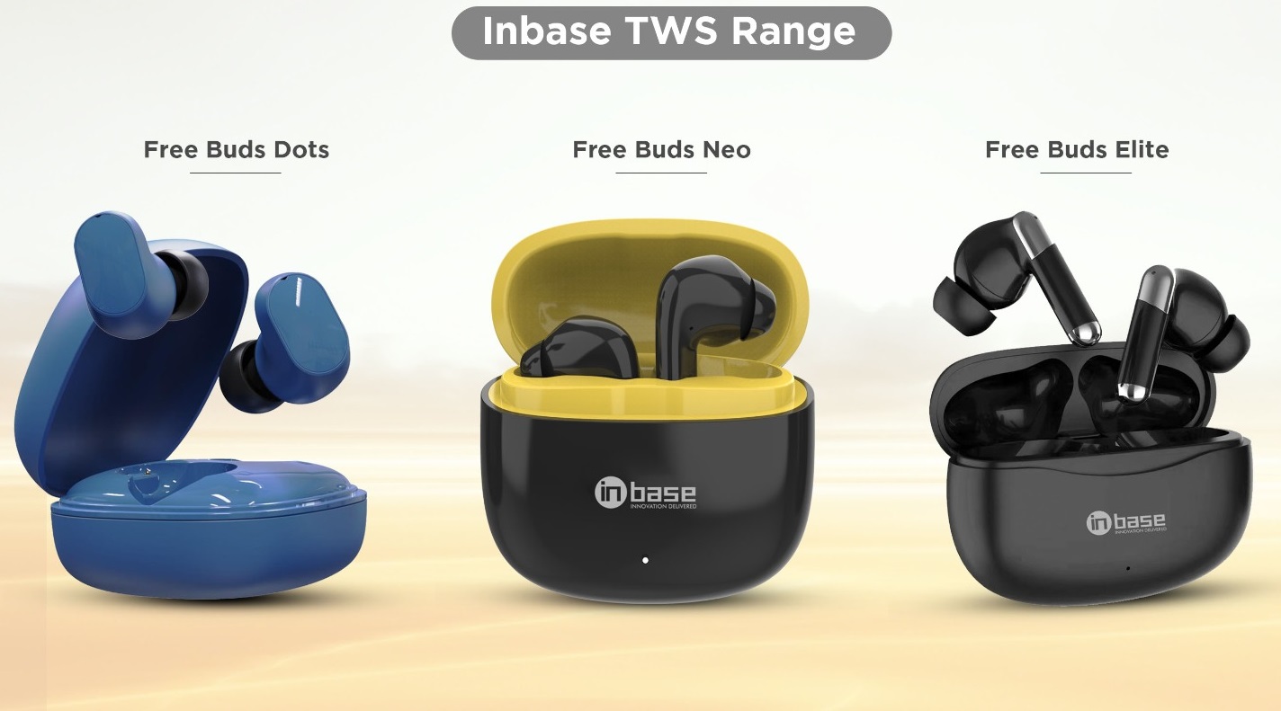Inbase Launched Three new Wireless Earbuds