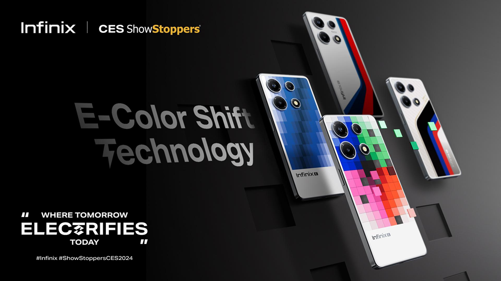 Infinix Mobility Demonstrates E-Color Shift Technology