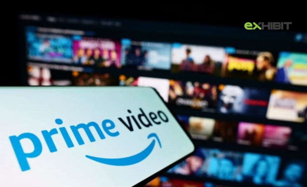 Amazon prime video logo with ‘Now with ads’ banner