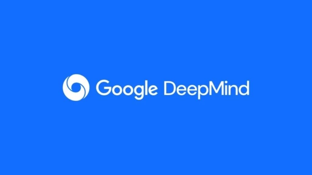 Google DeepMind Background in Blue Color