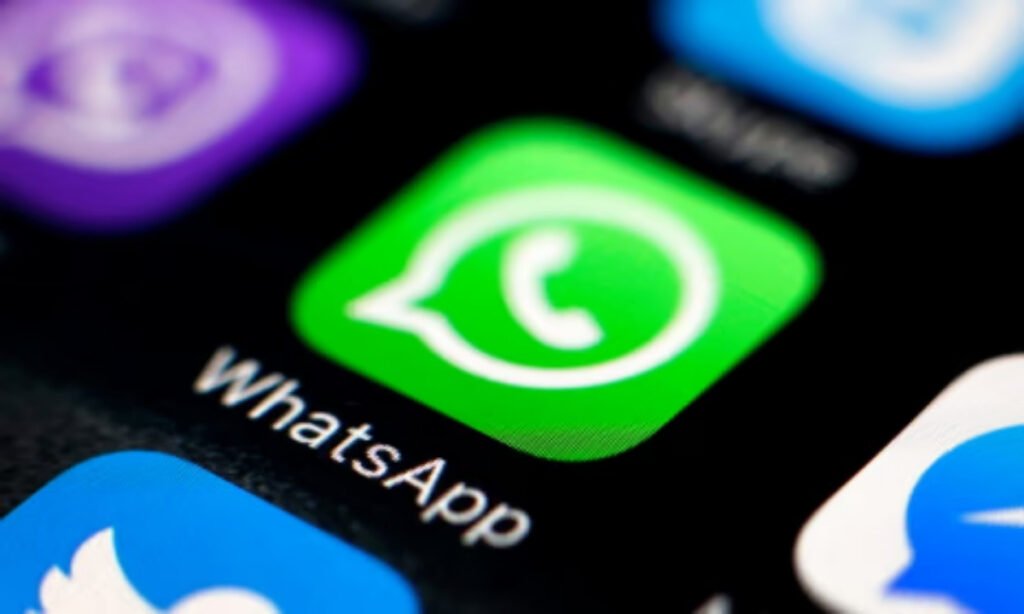 WhatsApp logo on iOS