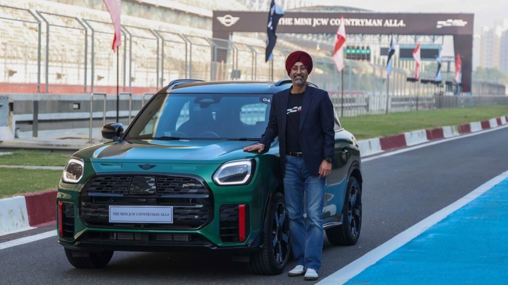 MINI Launches the John Cooper Works Countryman All4 in India at ₹64.9 Lakh Hardeep Singh Brar, President and CEO BMW Group India with MINI JCW Countryman All4