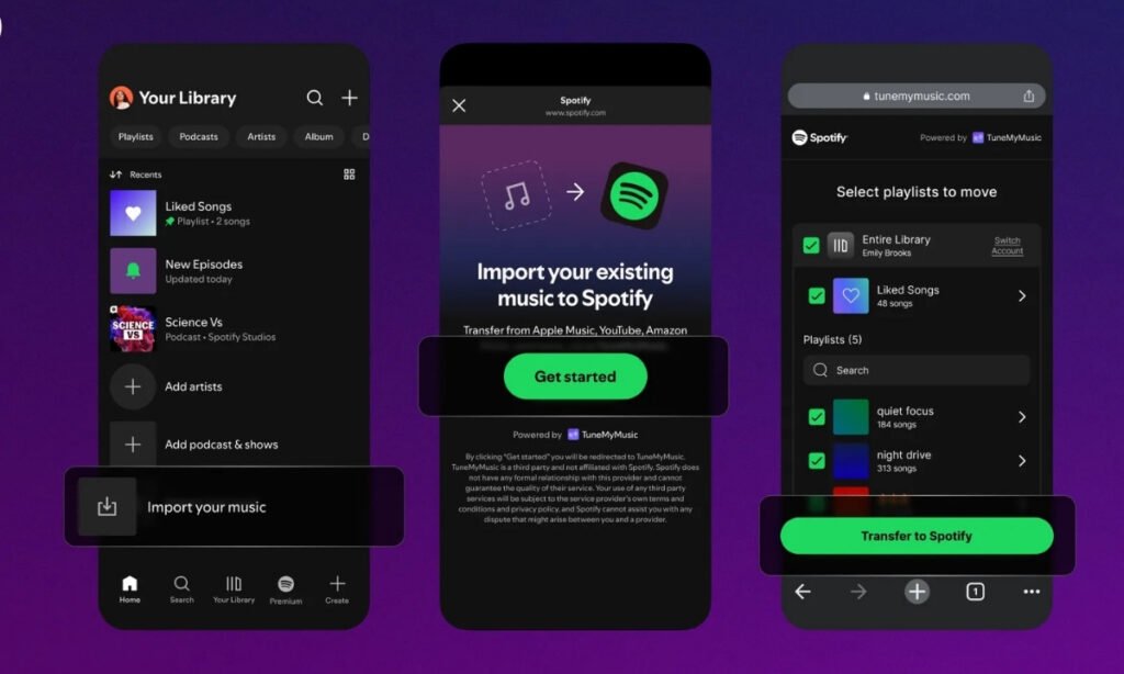 Music Import Spotify