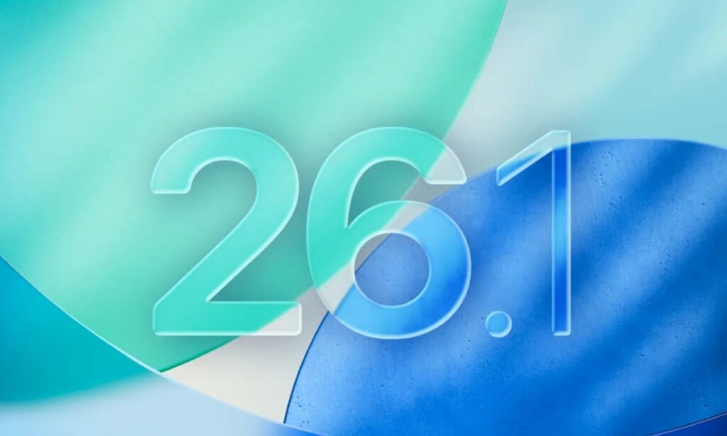 iOS 26.1 update