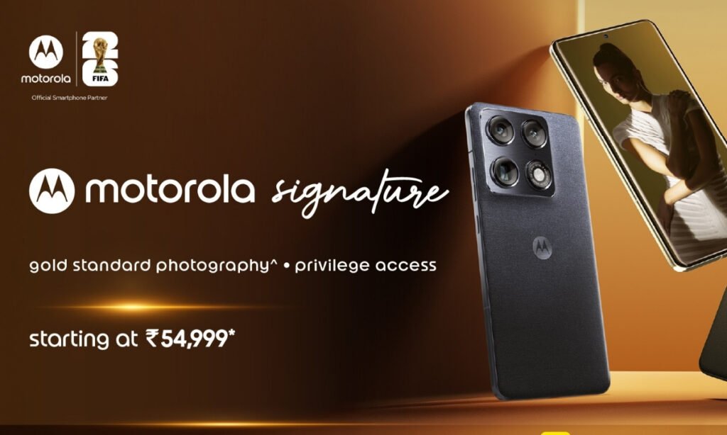 Motorola Signature: DXOMARK Gold Label Camera and India’s No.1 Under ₹1 Lakh Motorola Signature