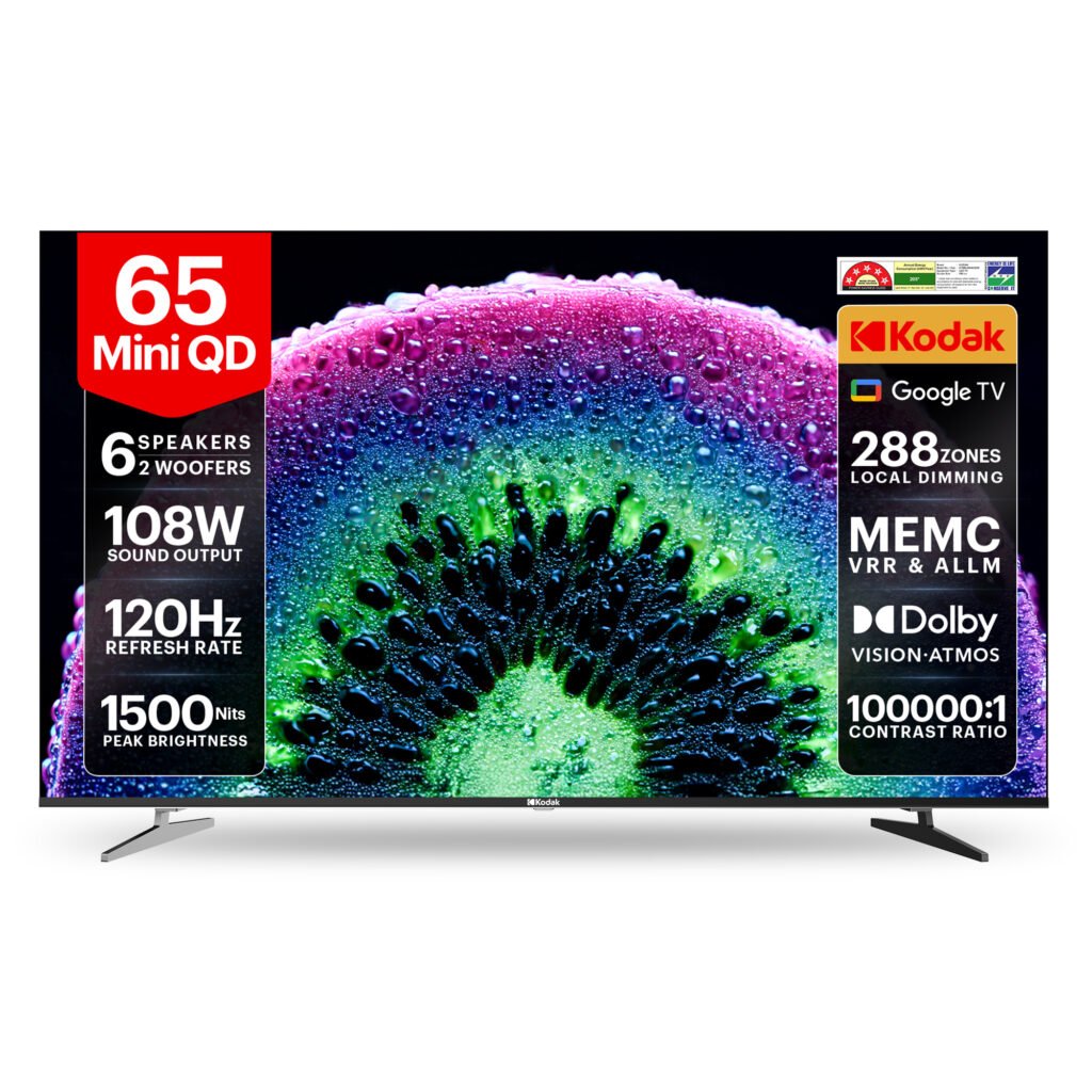 Kodak Enters Mini LED TV Market with New 65-Inch Model