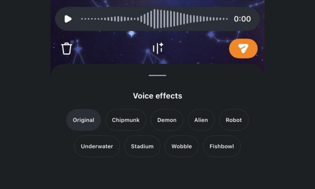 Instagram adds AI voice effects for voice notes in DMs