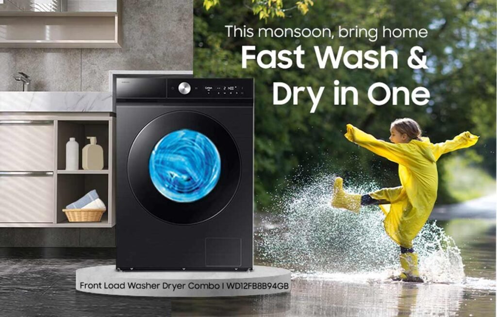 Samsung Bets on AI Washer Dryers to Solve India’s Monsoon Laundry Woes Samsung-Bespoke-Washing-Machine
