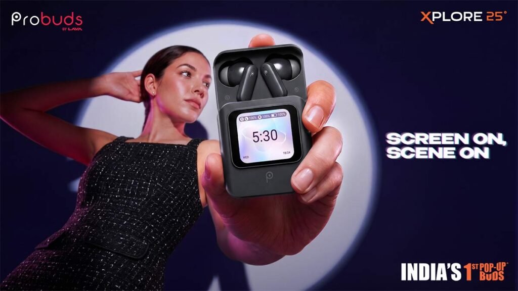 Lava Launches Probuds Xplore 25° TWS Earbuds with Built-In Display at ₹1,999 Lava-ProBuds