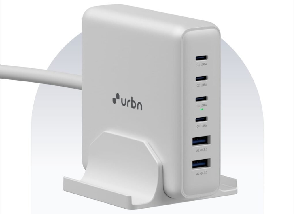 URBN Launches 200W 6-Port GaN Power Hub Charger for Efficient Multi-Device Charging