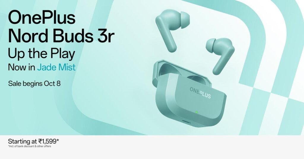 OnePlus Introduces New Jade Mist Colour for Nord Buds 3r Lineup